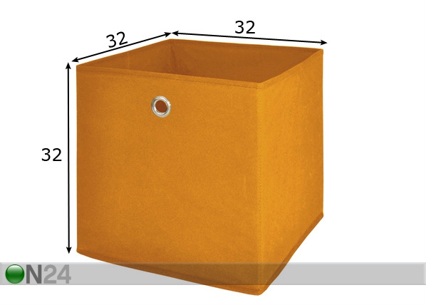 Ящик Alfa 1, оранжевый размеры
