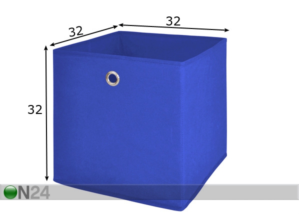 Ящик Alfa 1, синий размеры