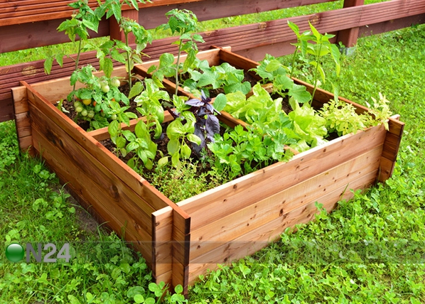 Ящик для выращивания растений 100x100 см 4 сектора