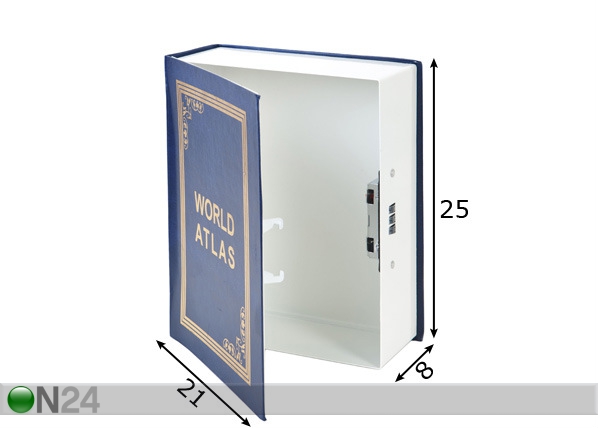 Ящик для денег в виде книги размеры