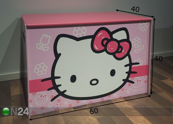 Ящик для игрушек Hello Kitty размеры