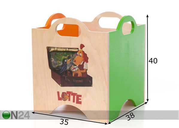Ящик для игрушек Lotte размеры