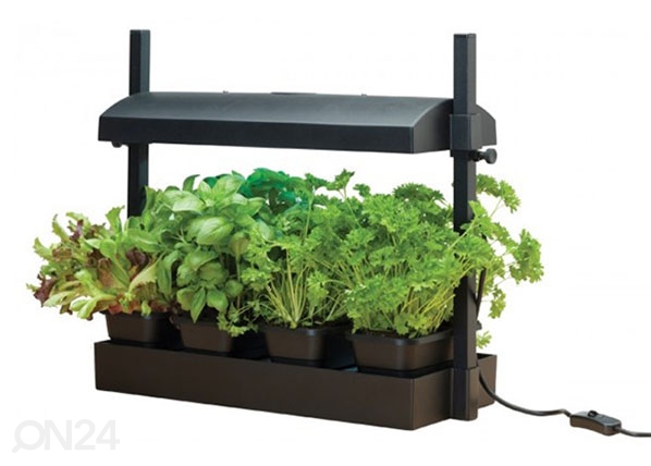 Ящик для предварительного выращивания с подсветкой Micro Grow Light Garden 11 Вт, черный