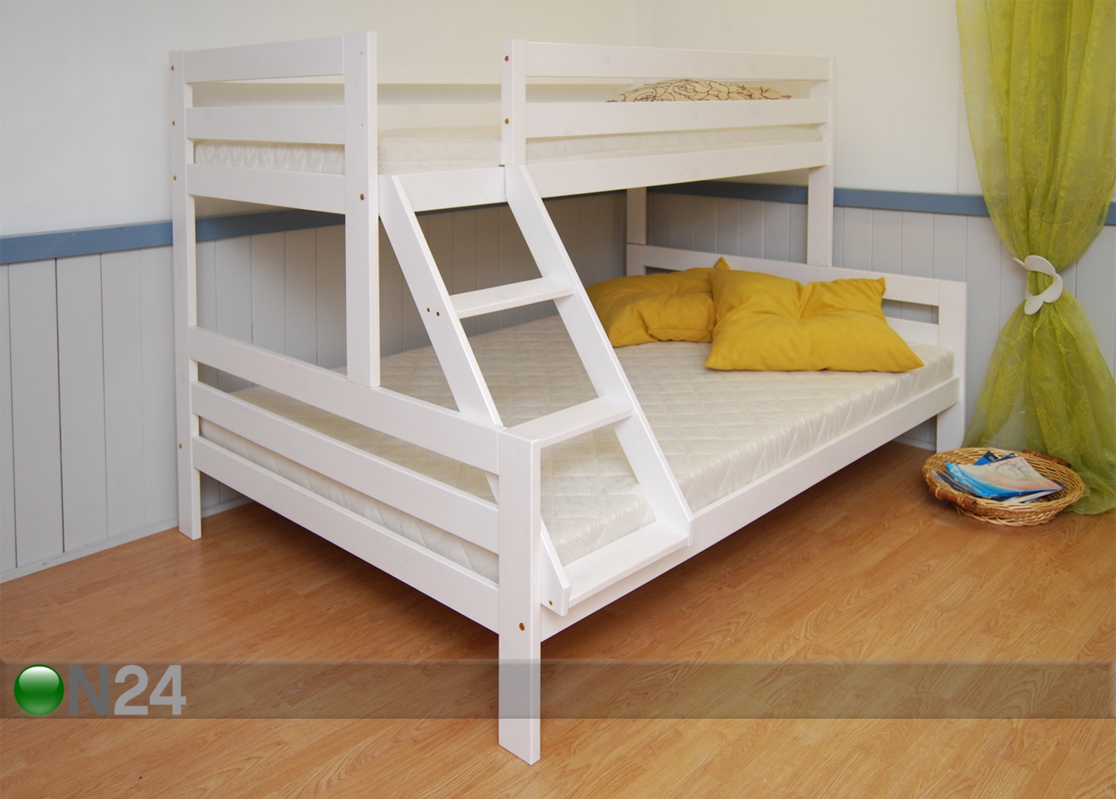 3-местная двухъярусная кровать Trio 90x200 / 140x200 cm увеличить