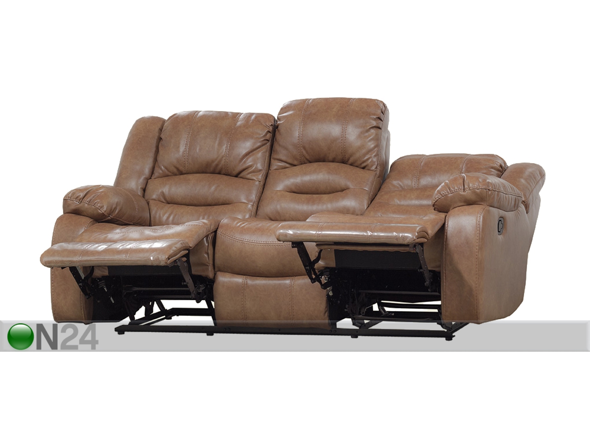 3-местный диван Relax2, светло-коричневая кожа увеличить