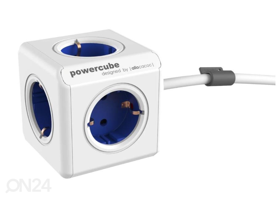 Allocacoc Pikendusjuhe PowerCube, 1.5 m, Blue suurendatud