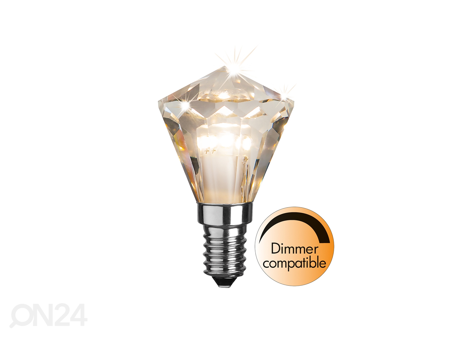 Dekoratiivne LED elektripirn E14, 3W suurendatud
