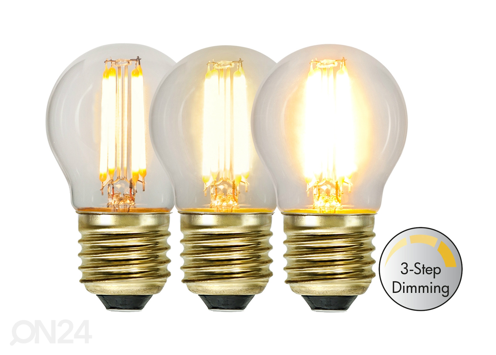 Dekoratiivne LED elektripirn E27 4W suurendatud