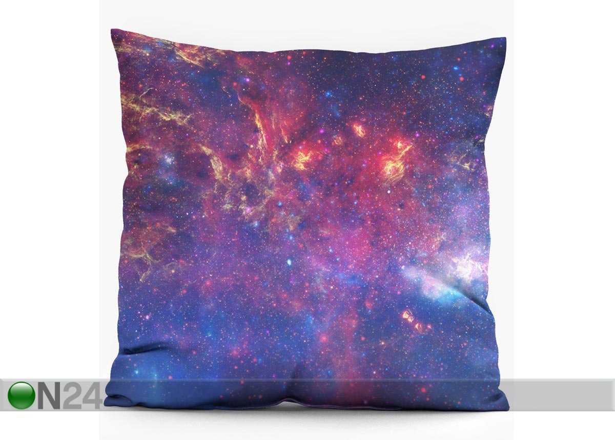 Dekoratiivpadi Purple Nebula 38x38 cm suurendatud