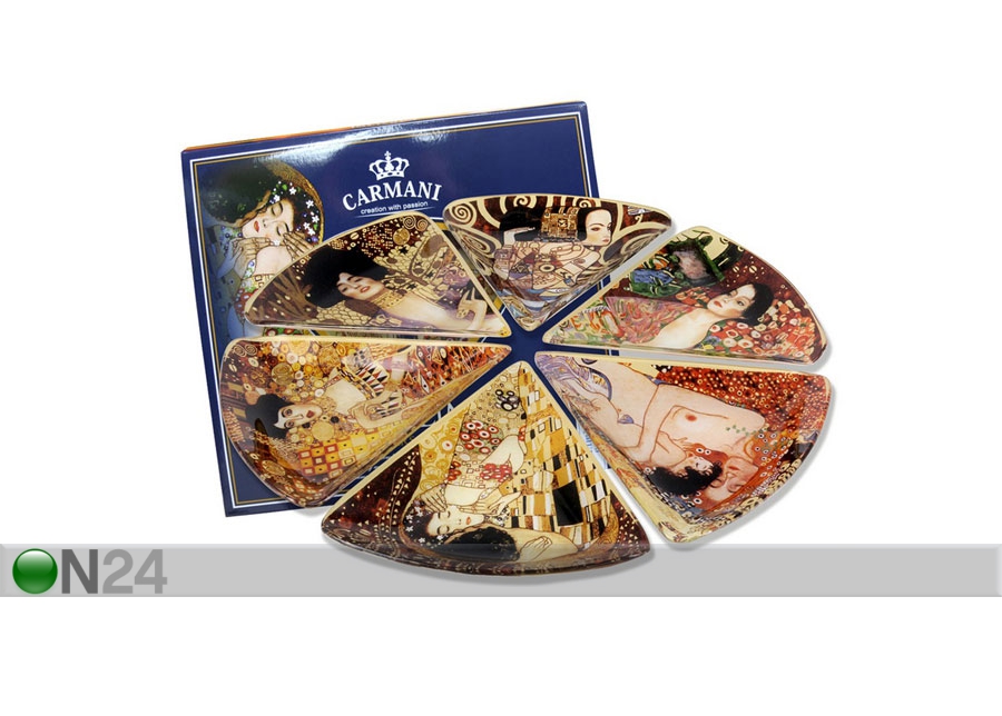 Desserttaldrikute komplekt G.Klimt suurendatud