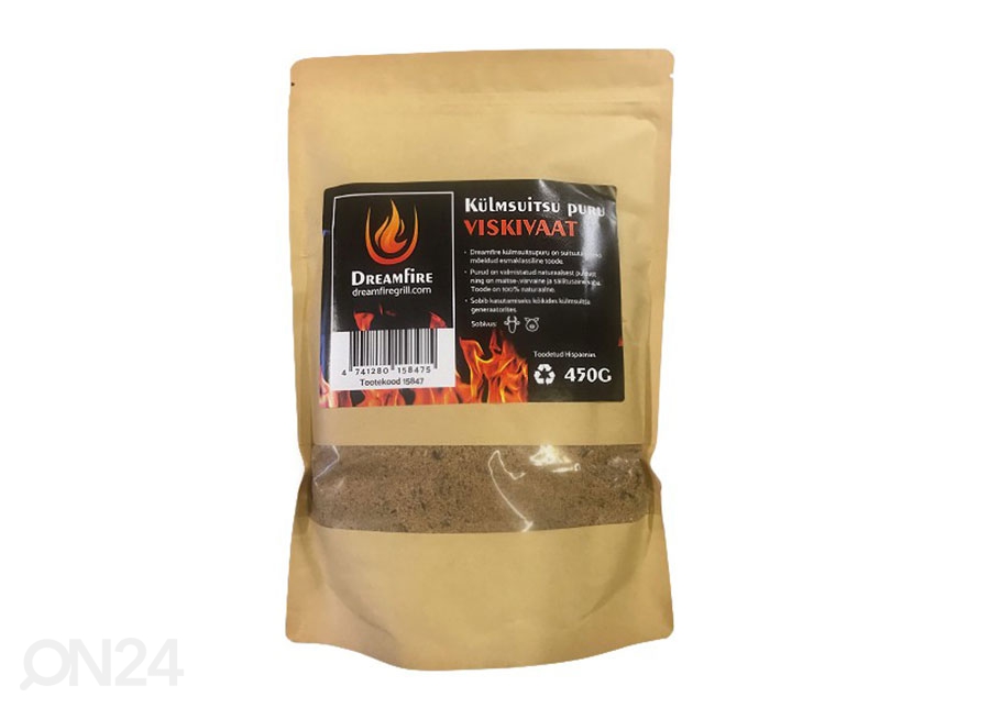 Dreamfire® külmsuitsu puru Viskivaat 450 g suurendatud