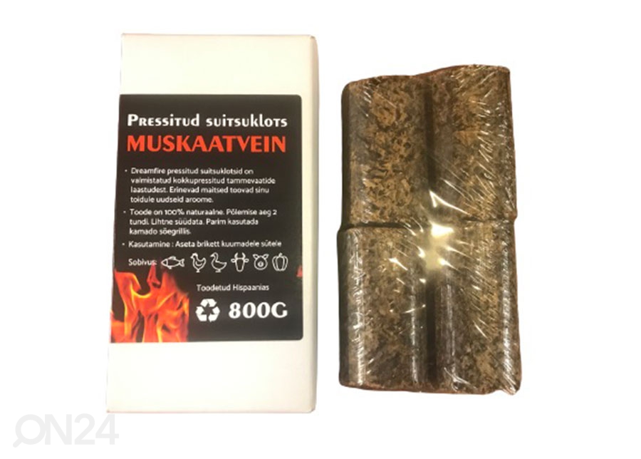 Dreamfire® pressitud suitsuklots Muskaatvein 800 g suurendatud