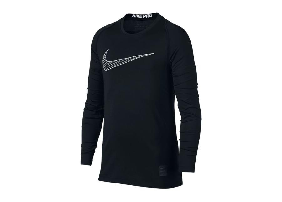 Dressipluus lastele Nike Pro Fitted LS Shirt Junior 858230-011 suurendatud