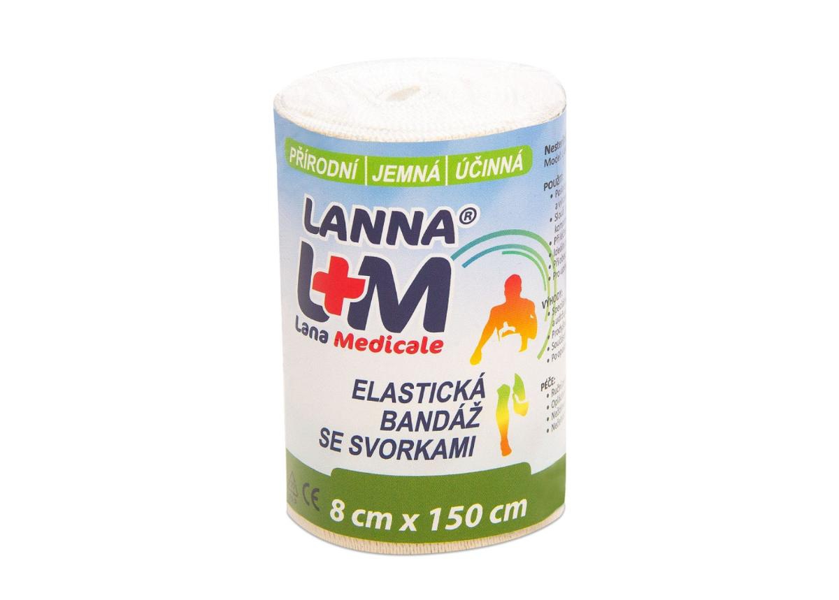 Elastikside Bandage Lana Medicale 8x150cm suurendatud