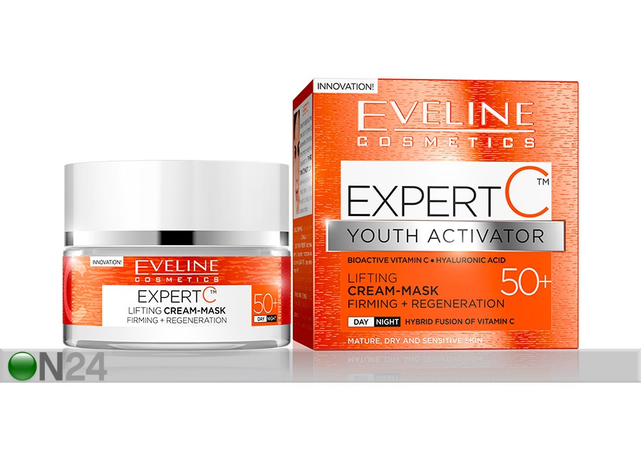 Expert C näokreem-mask 50+ Eveline Cosmetics 50ml suurendatud