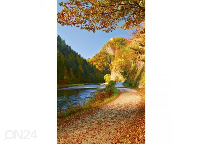 Fliis fototapeet Dunajec river 150x250 cm suurendatud