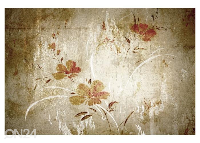 Fliis fototapeet Floral vintage art pattern 416x290 cm suurendatud