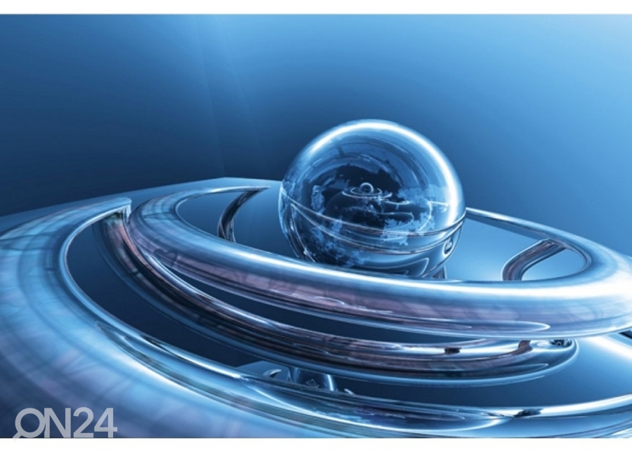 Fliis fototapeet Glass sphere 225x250 cm suurendatud