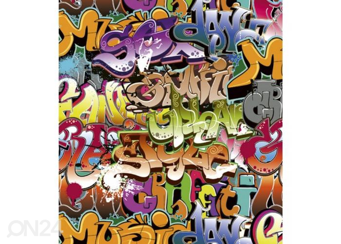 Fliis fototapeet Graffiti art 225x250 cm suurendatud