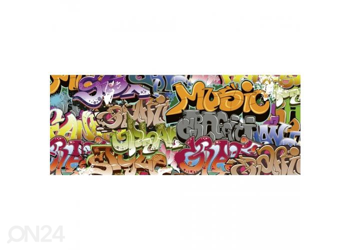 Fliis fototapeet Graffiti art 375x150 cm suurendatud