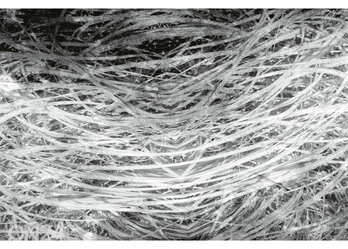 Fliis fototapeet Hay Abstract II 150x250 cm suurendatud