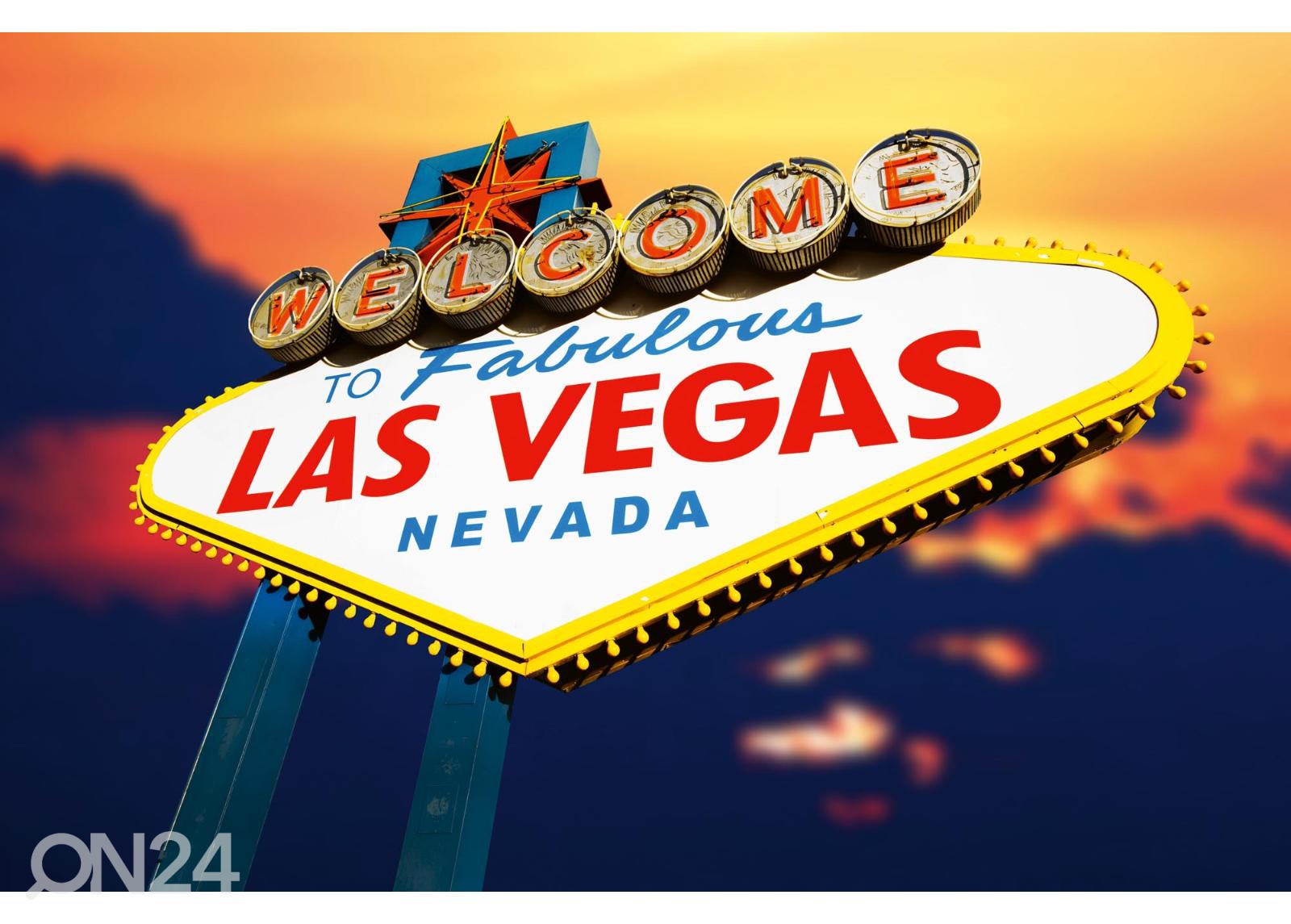 Fliis fototapeet Las Vegas Sign suurendatud