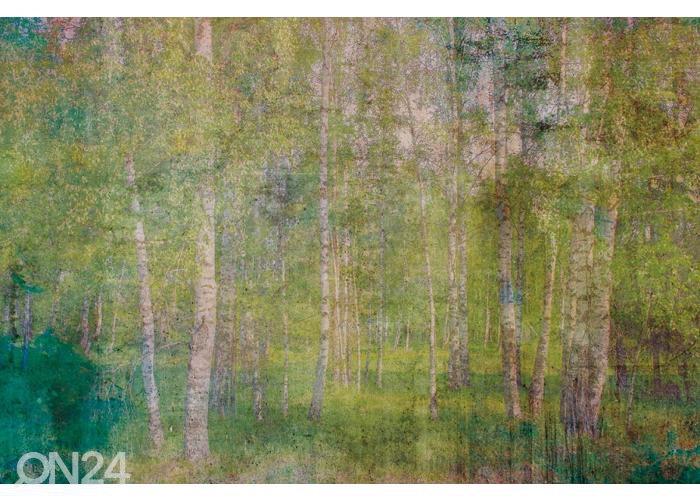 Fliis fototapeet Leaves Abstract 350x250 cm suurendatud