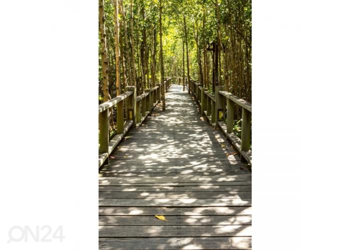 Fliis fototapeet Mangrove forest 150x250 cm suurendatud