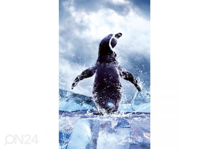 Fliis fototapeet Penguin 150x250 cm suurendatud