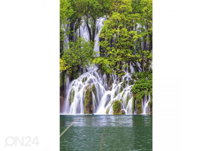 Fliis fototapeet Plitvice lakes 150x250 cm suurendatud