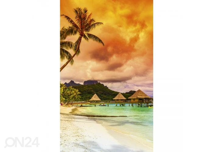 Fliis fototapeet Polynesia 150x250 cm suurendatud