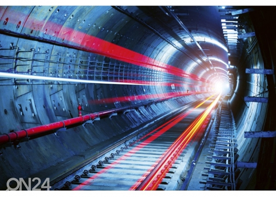 Fliis fototapeet Tunnel 150x250 cm suurendatud