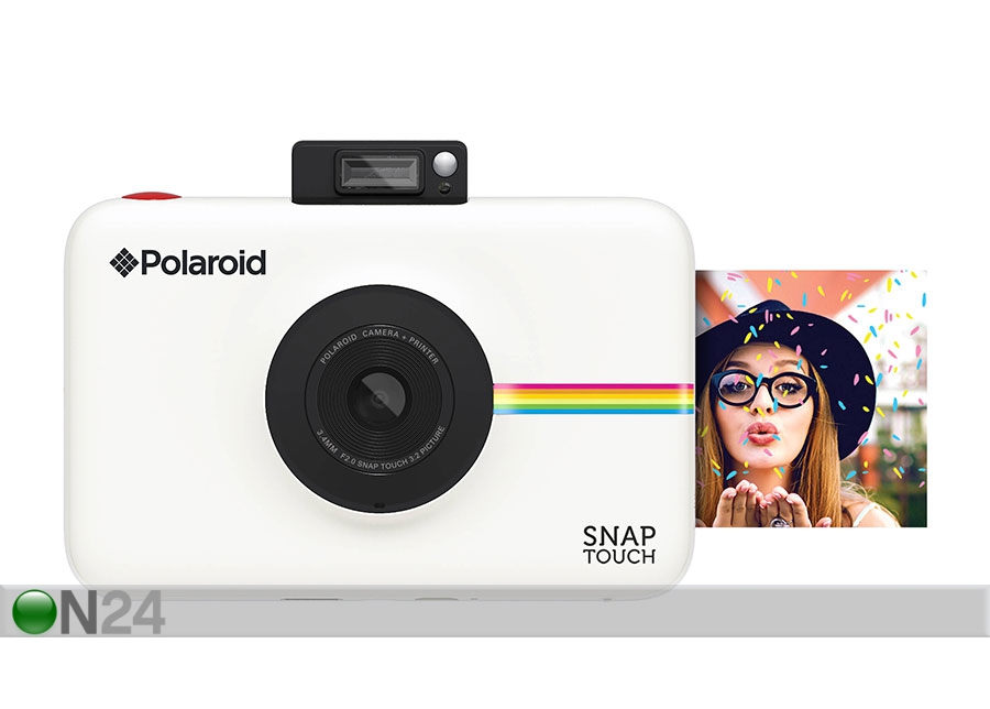 Fotokaamera Polaroid Snap Touch, valge suurendatud