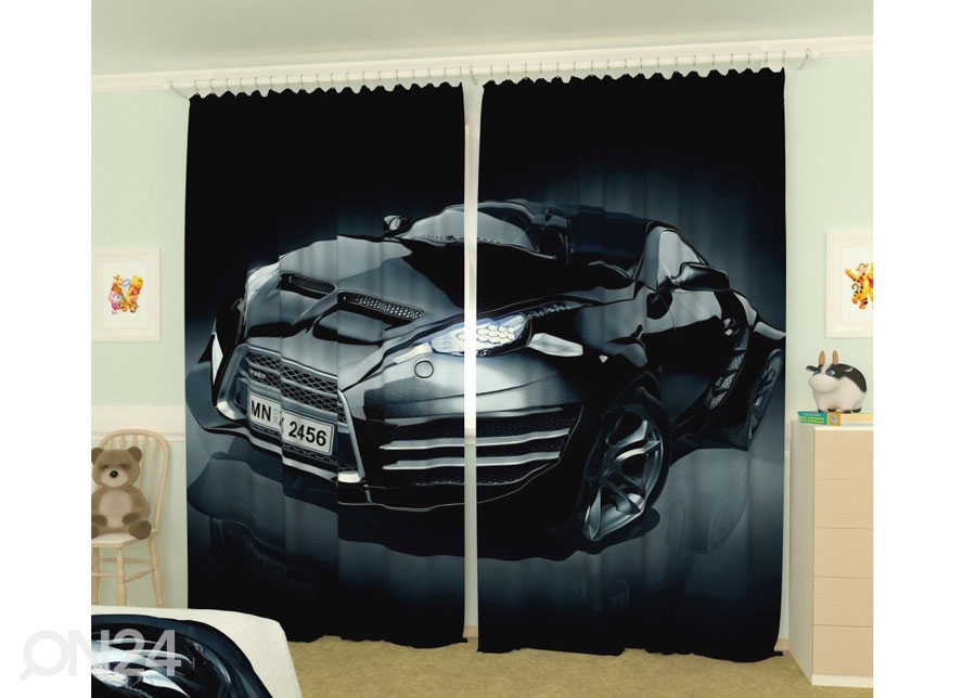 Fotokardinad Black Car 300x260 cm suurendatud
