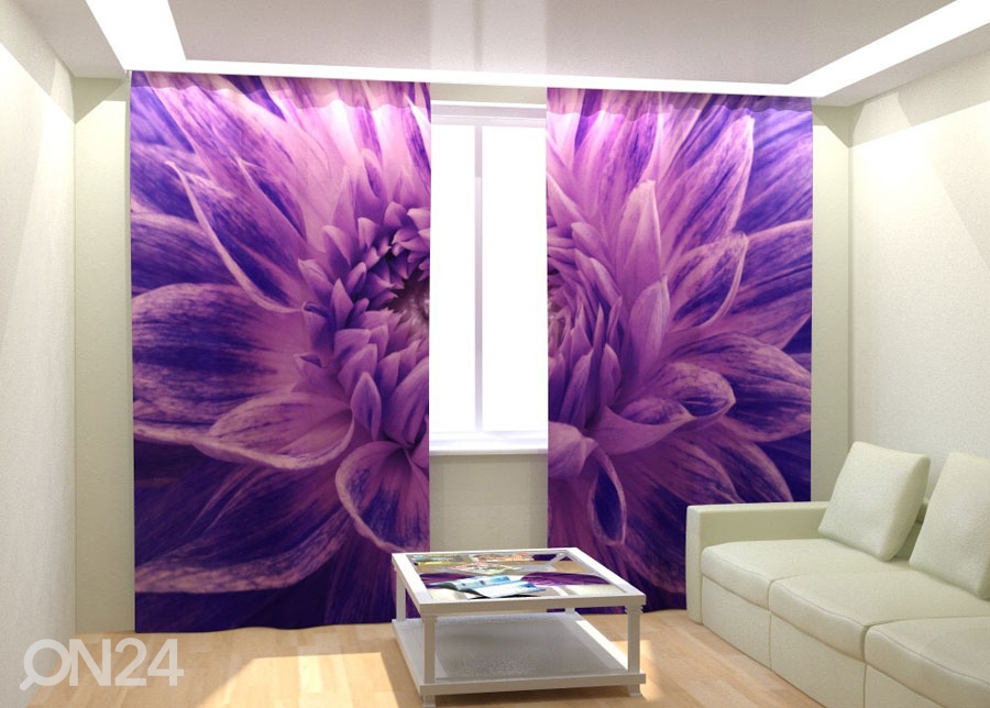 Fotokardinad Purple Flower 300x260 cm suurendatud
