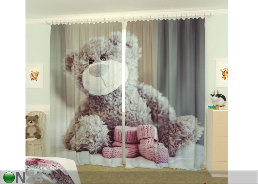 Fotokardinad Teddy Bear 300x260 cm suurendatud