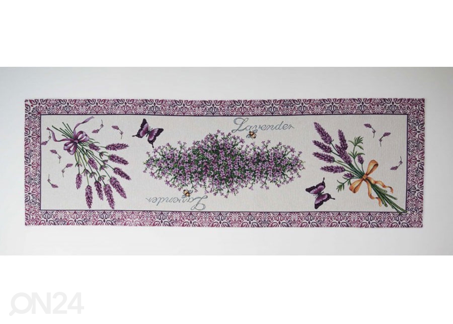 Gobeläänkangast linik Violet Lavender 45x138 cm suurendatud