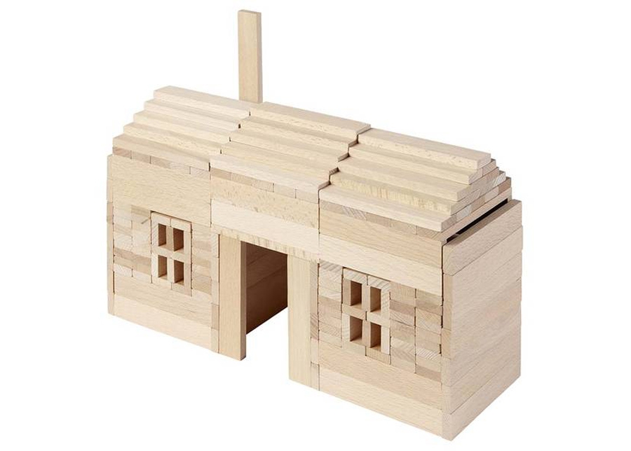Goki деревянные строительные кубики, 200 шт увеличить