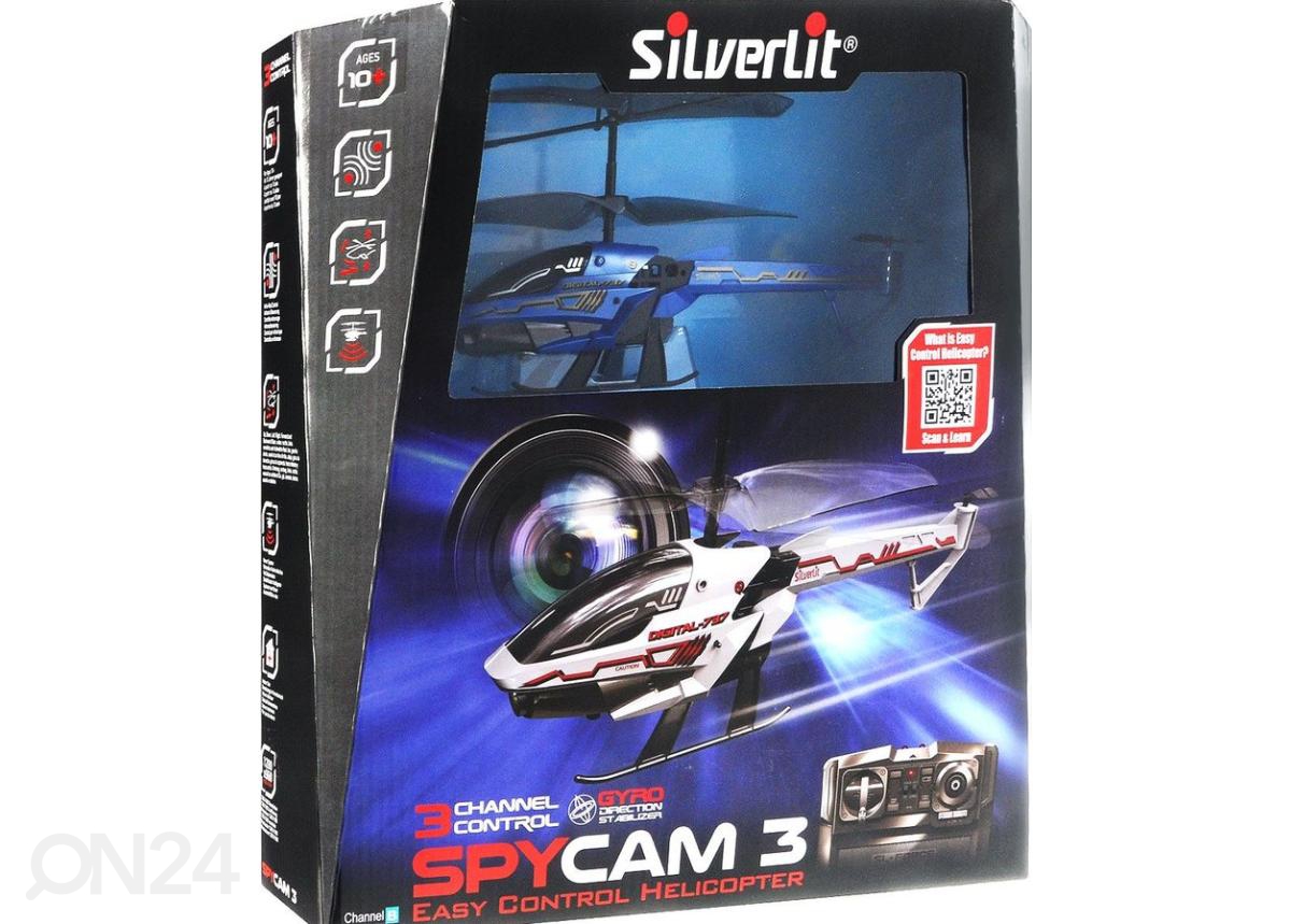 Helikopter SILVERLIT Spy Cam III suurendatud
