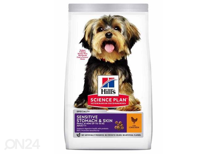 Hill's Science Plan Sensitive корм с курицей для собак мелких пород 1,5 кг увеличить