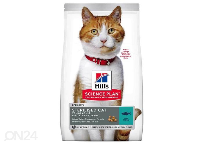 Hill's Science Plan Sterilized Young корм для кошек с тунцом 3 кг увеличить