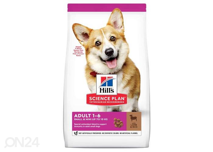 Hill's Science Plan корм с бараниной и рисом для собак мелких пород 1,5 кг увеличить