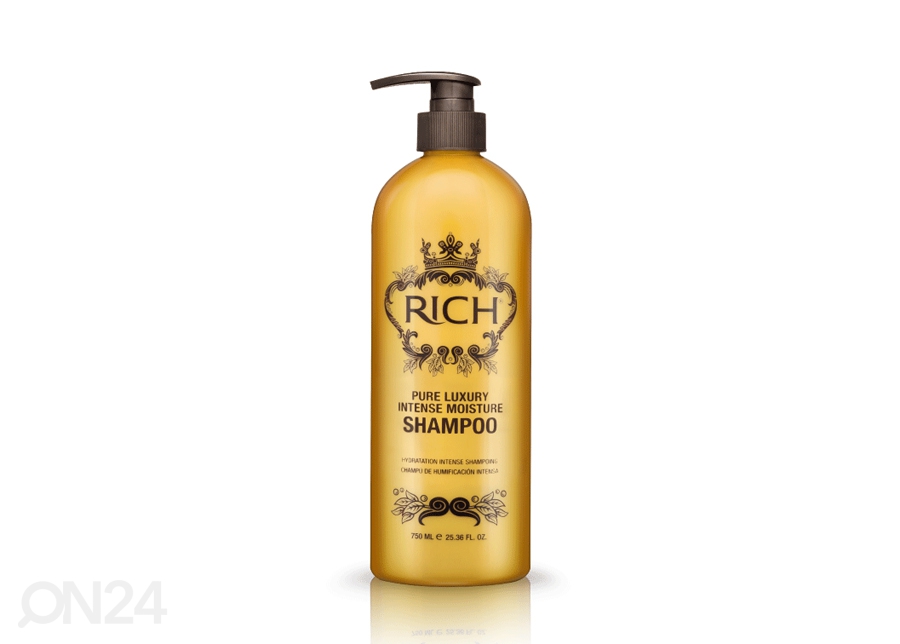 Intensiivselt niisutav ja taastav šampoon RICH Pure Luxury 750ml suurendatud
