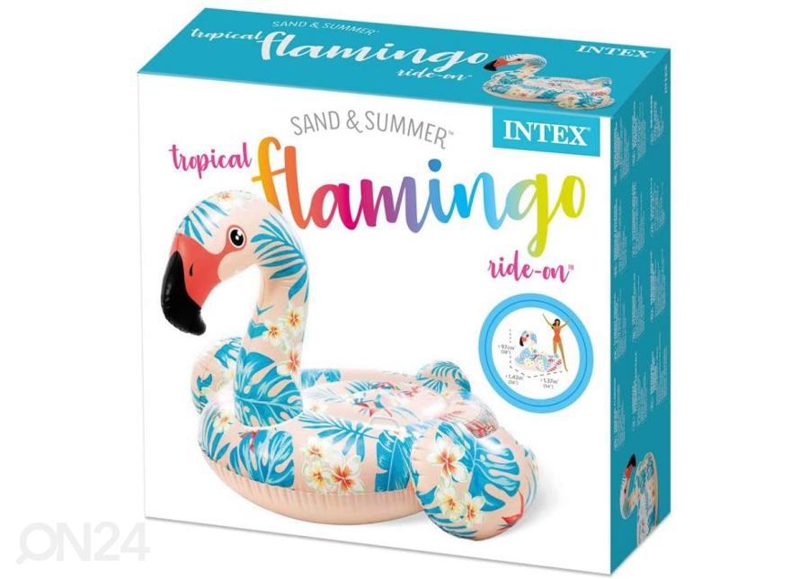 Intex плавательный матрас Тропический фламинго увеличить