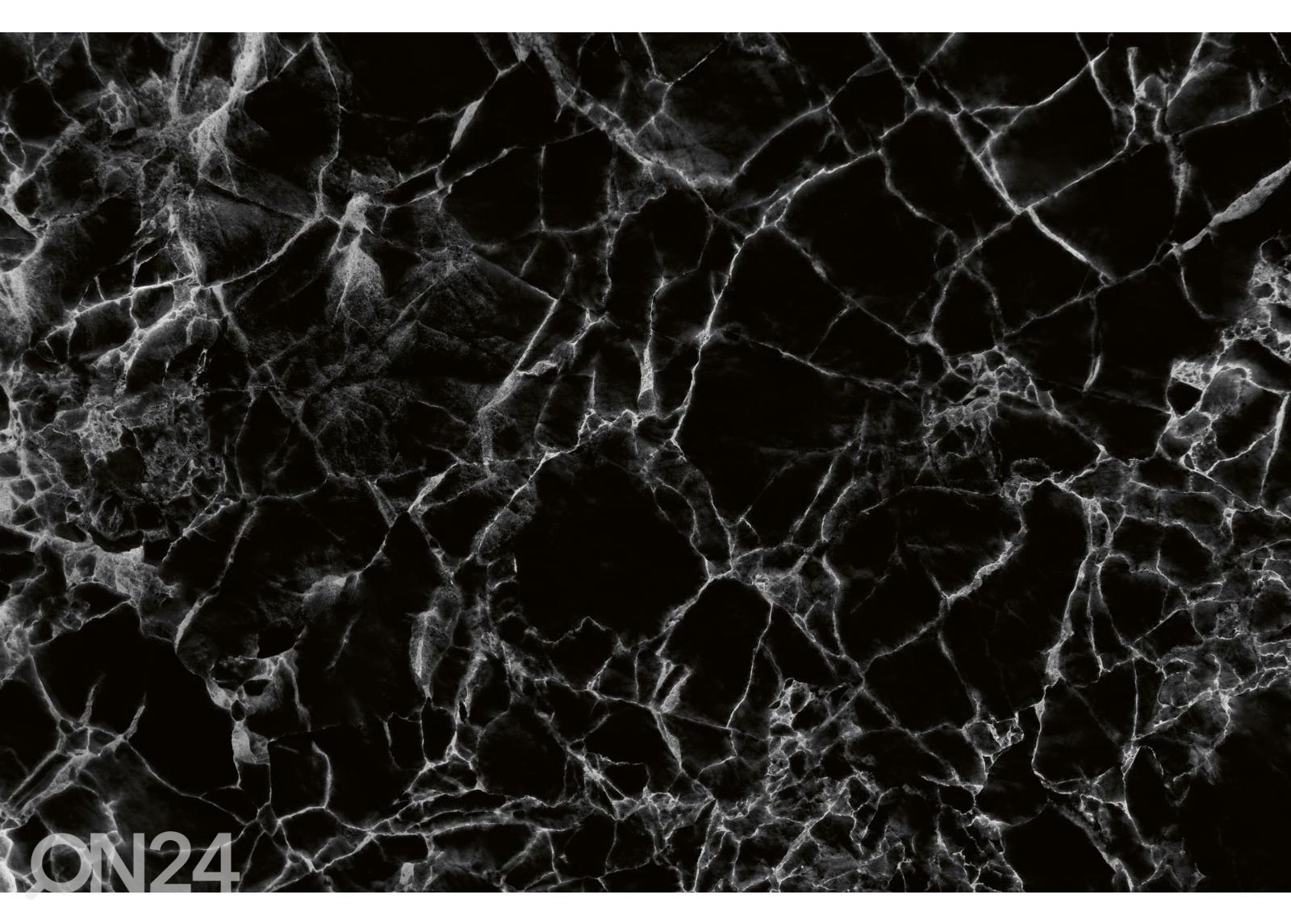Isekleepuv fototapeet Black Marble Decorative Design suurendatud