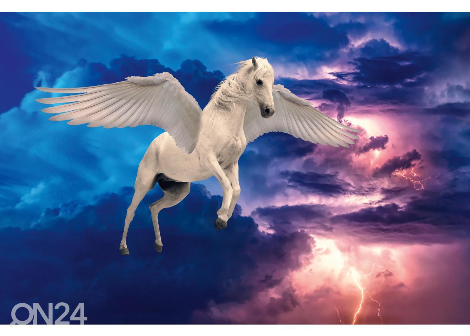 Isekleepuv fototapeet Legendary Pegasus suurendatud