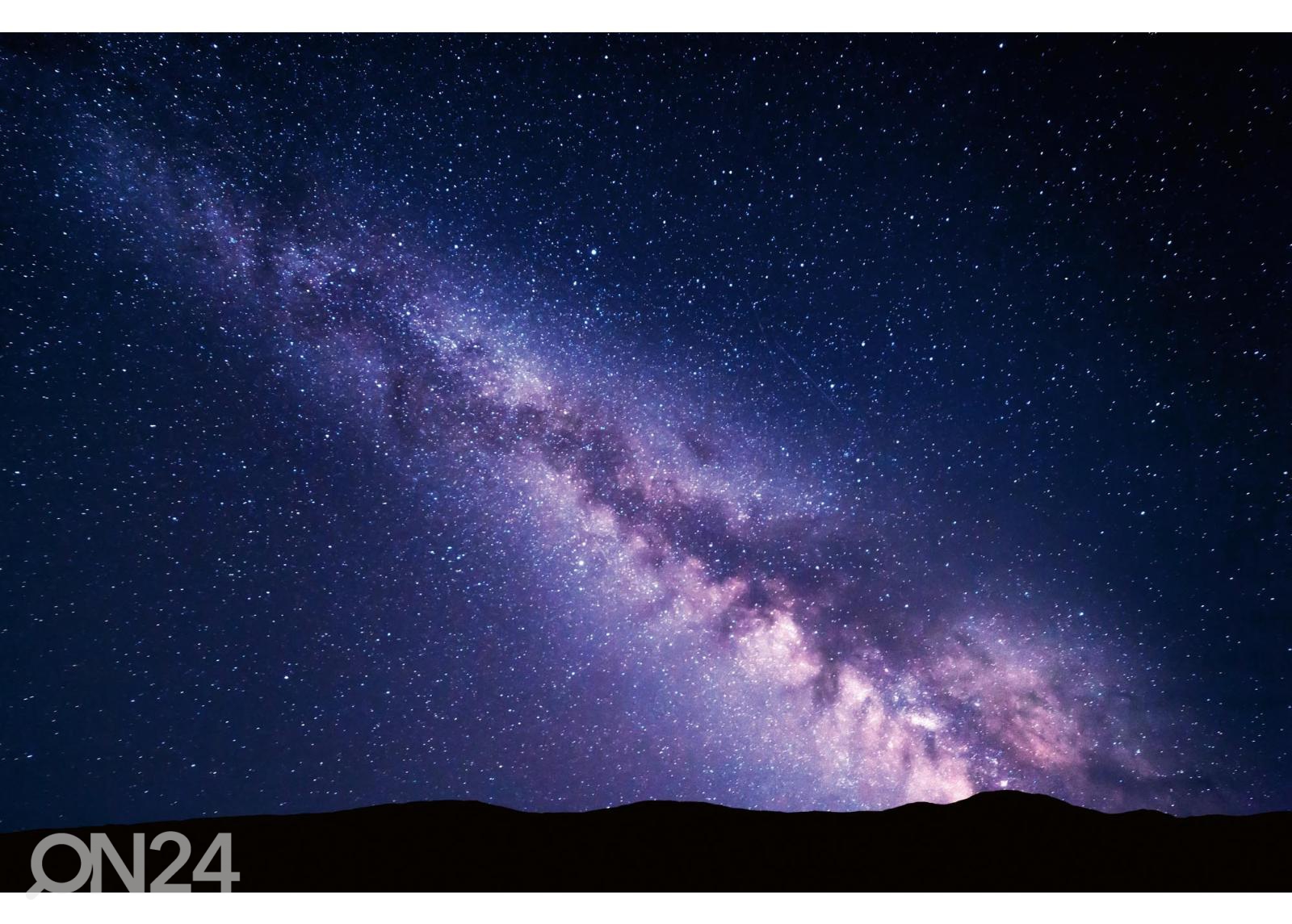 Isekleepuv fototapeet Purple Milky Way suurendatud