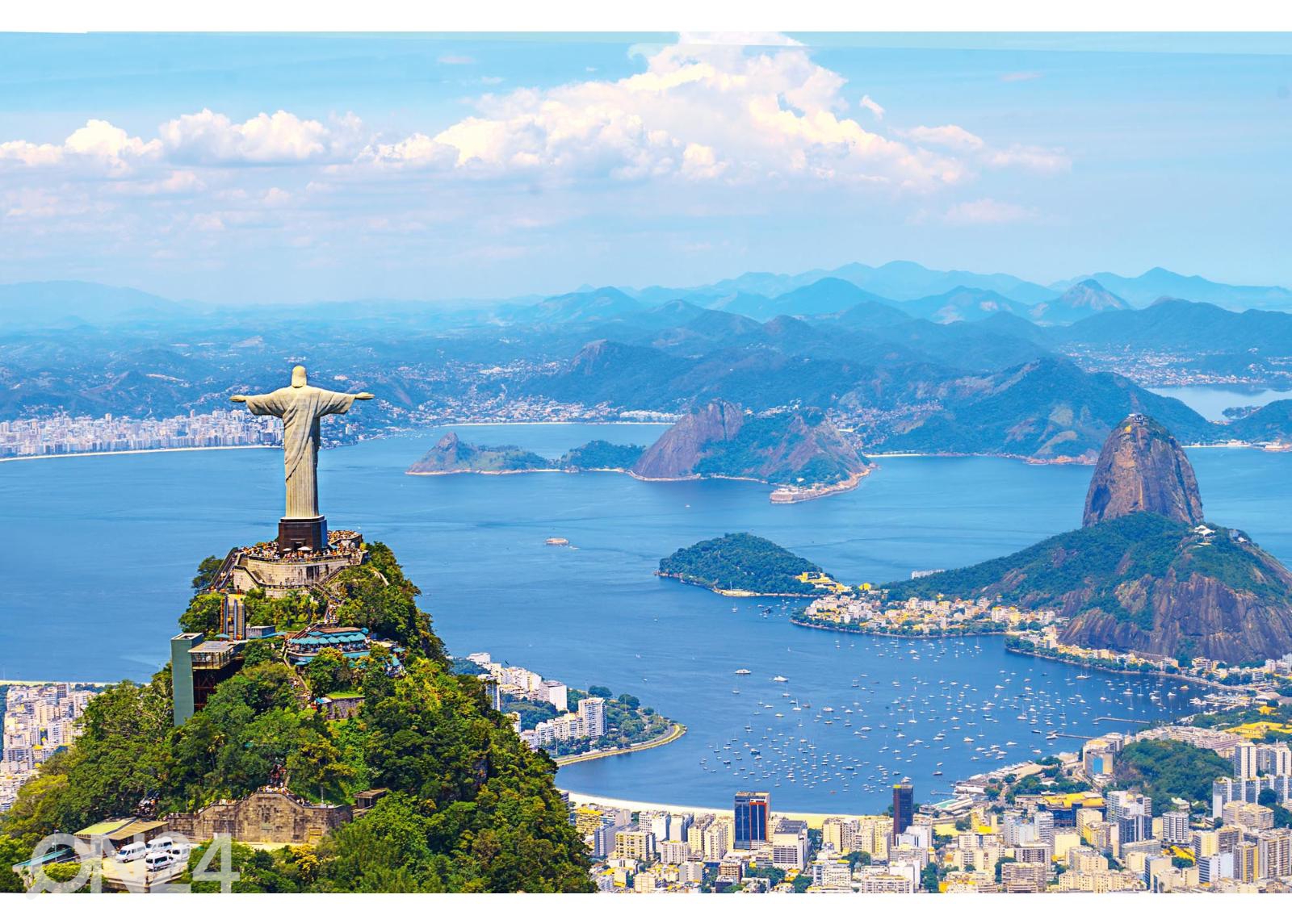 Isekleepuv fototapeet View Of Rio De Janeiro suurendatud