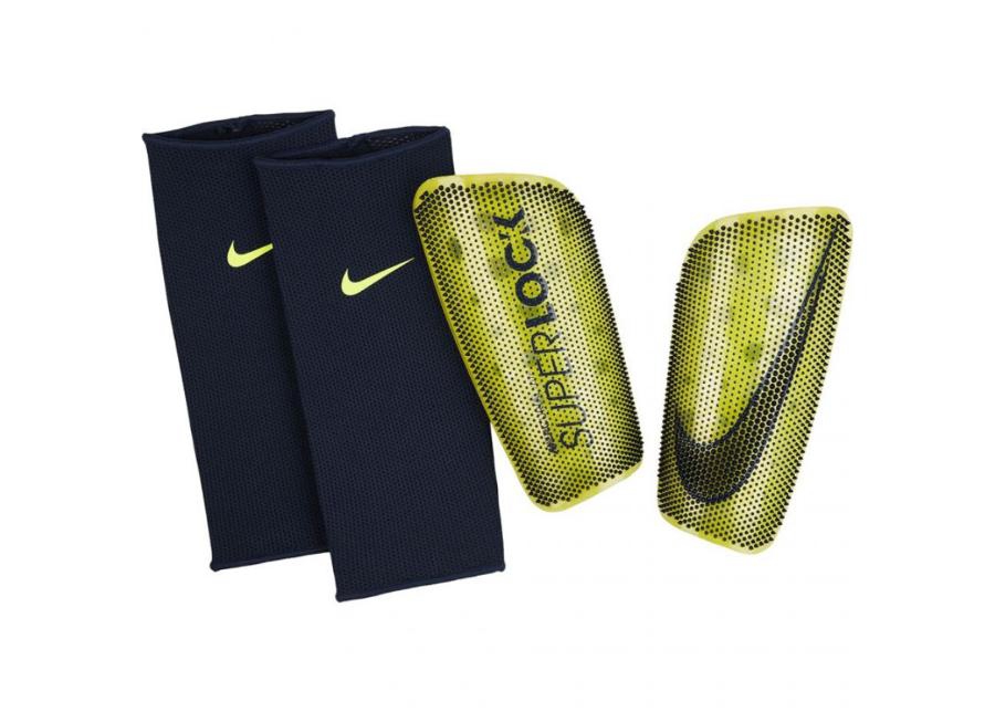 Jalgpalli säärekaitsmed täiskasvanutele Nike Merc LT Superlock CK2167 702 suurendatud