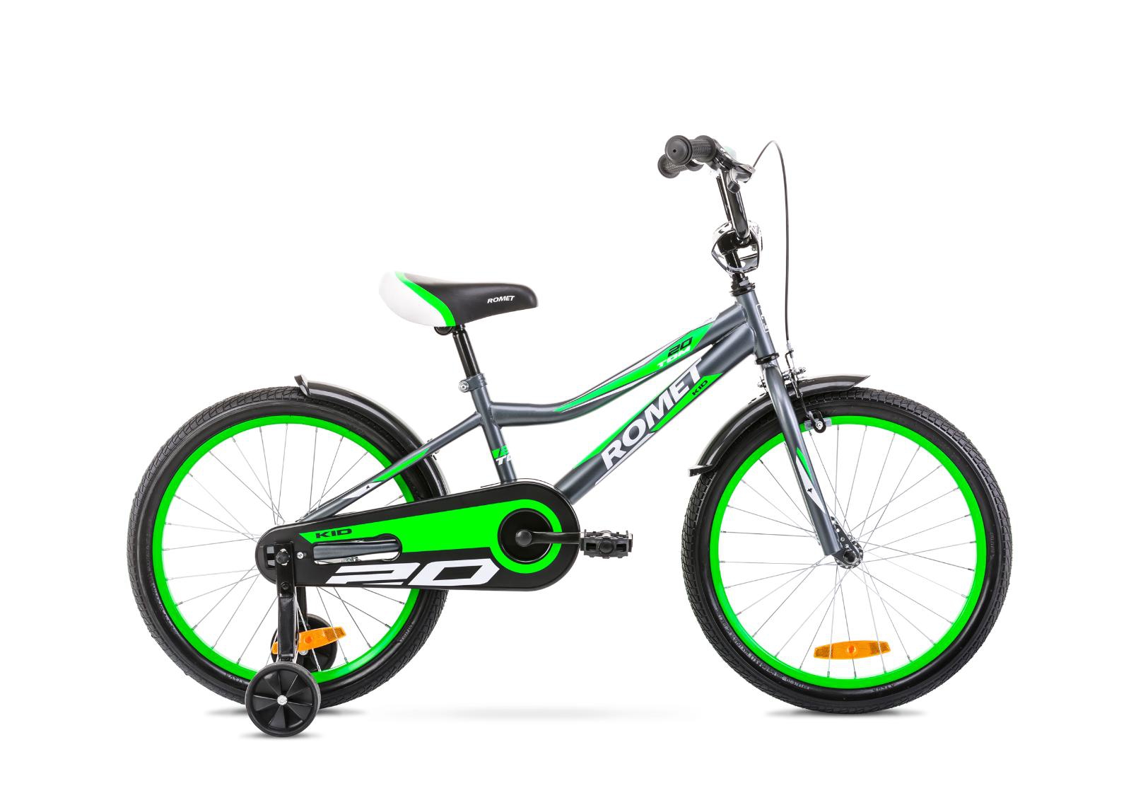 Jalgratas lastele 10 S TOM 20 tolli grafiit-roheline suurendatud